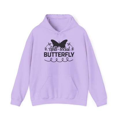 AntiSocial Butterfly Heavy Blend™ Hooded Sweatshirt