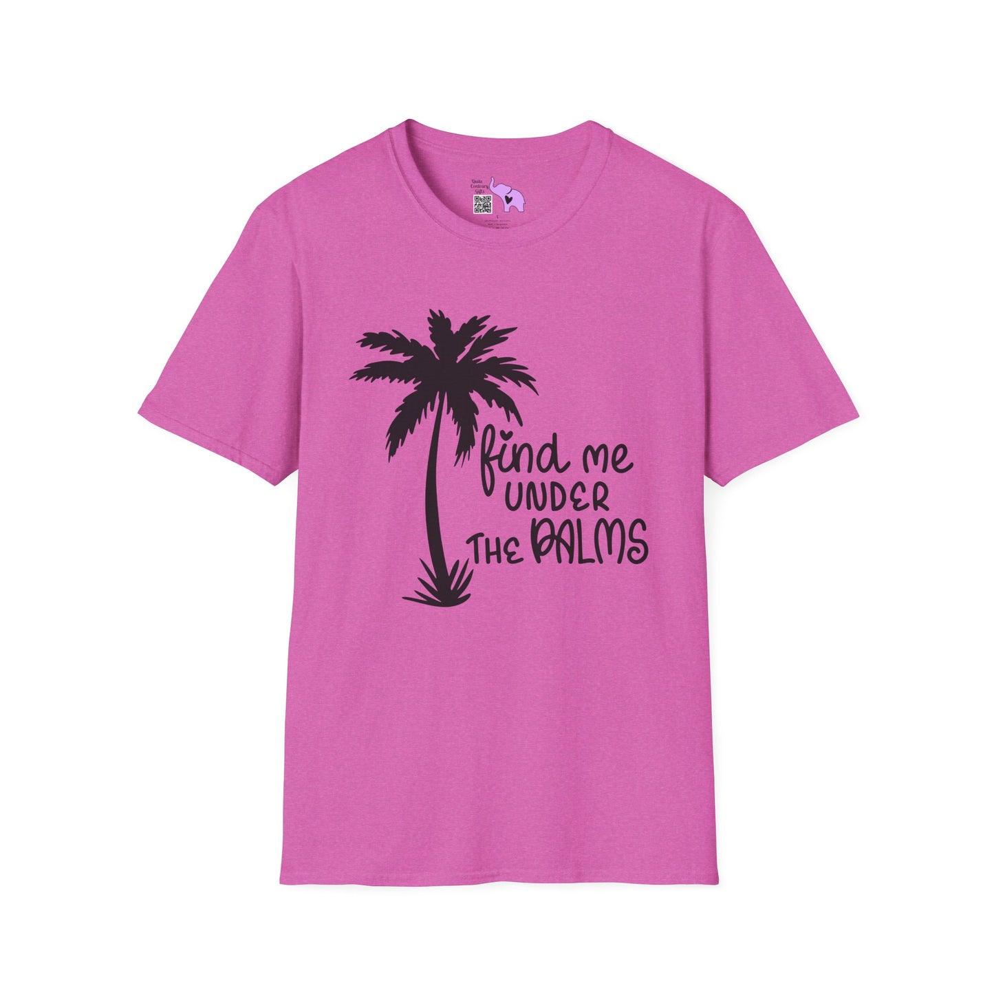 Find Me Under The Palms Adult T-shirt
