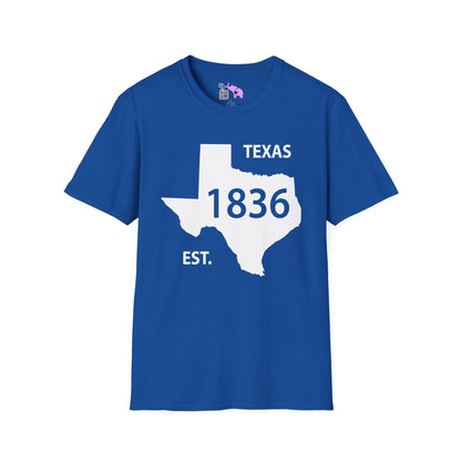Texas Est. 1836 Adult T-shirt