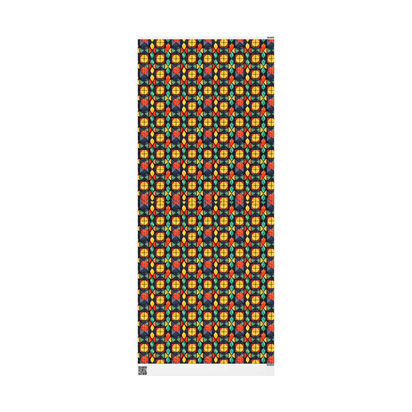 Candlelight Burst Kwanzaa Wrapping Paper