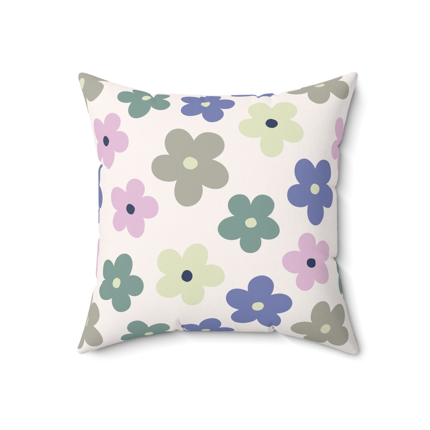 Earthbound Blooms Throw Pillow