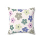 Earthbound Blooms Throw Pillow