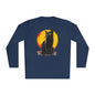 Black Cat Over Moon Adult Long Sleeve Tee