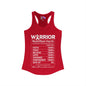 Warrior Nutrition Facts (Cancer) Women's Ideal Racerback Tank