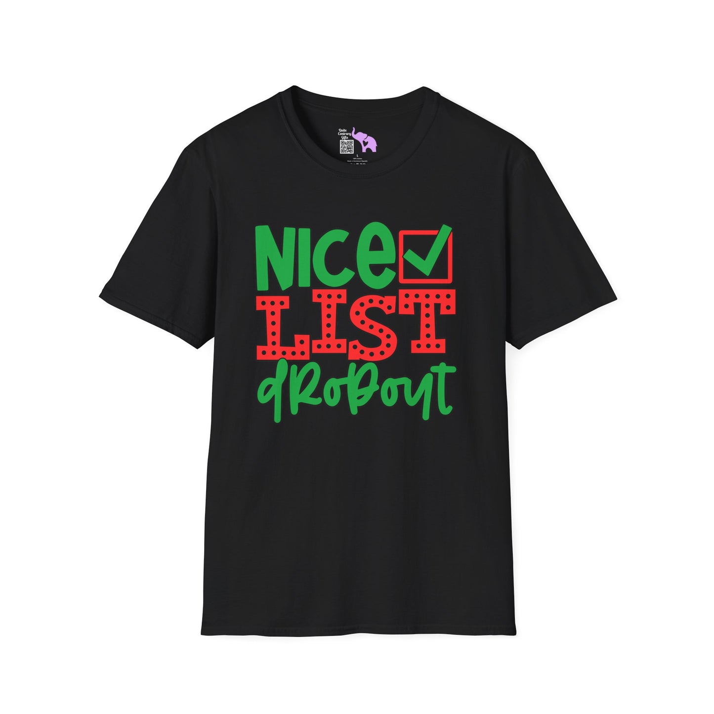 Nice List Dropout Adult T-shirt