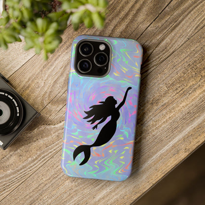 Mermaid Silhouette MagSafe® Compatible Tough Case for iPhone