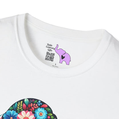Flowery Mother & Child Adult T-shirt