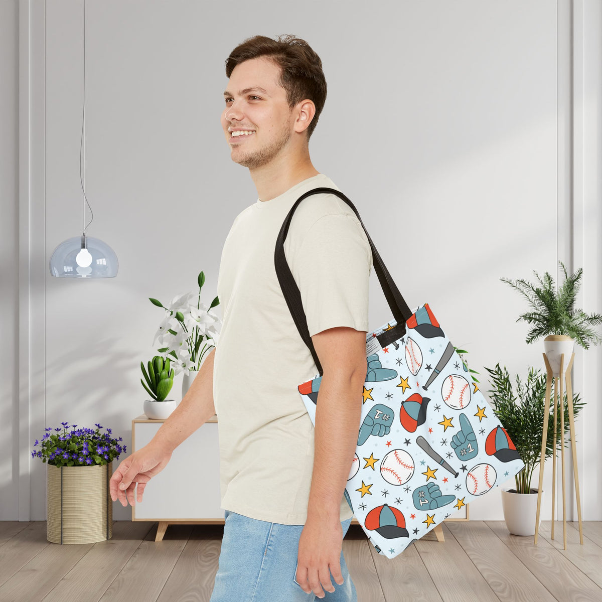 Copy of Pink Soccer Fever Canvas Tote Bag