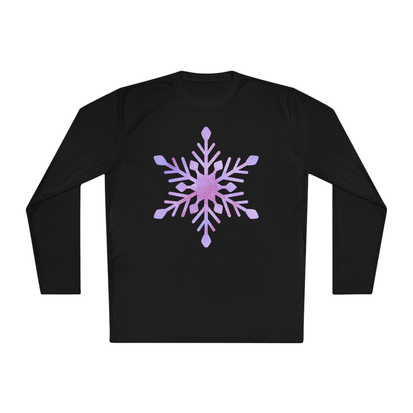 Large Snowflake Adult Long Sleeve Tee