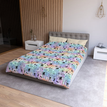 Colorful Chapters Duvet Bedding Set