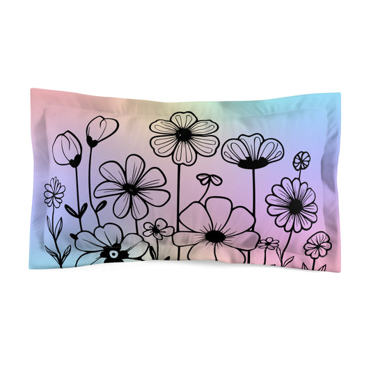 Spring Bloom Microfiber Pillow Sham