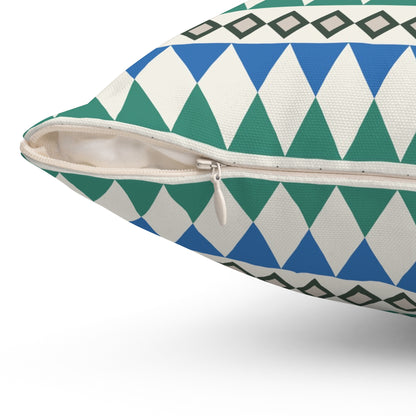 Regal Evergreen Cairn Stripes Throw Pillow