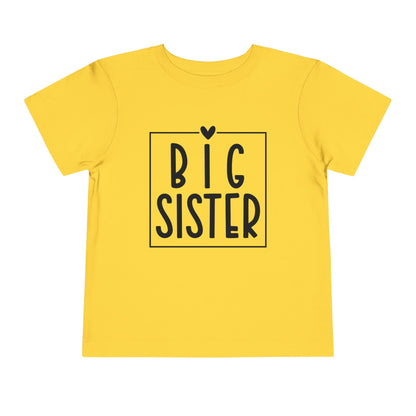 Big Sister (Heart/Box) Toddler Tee
