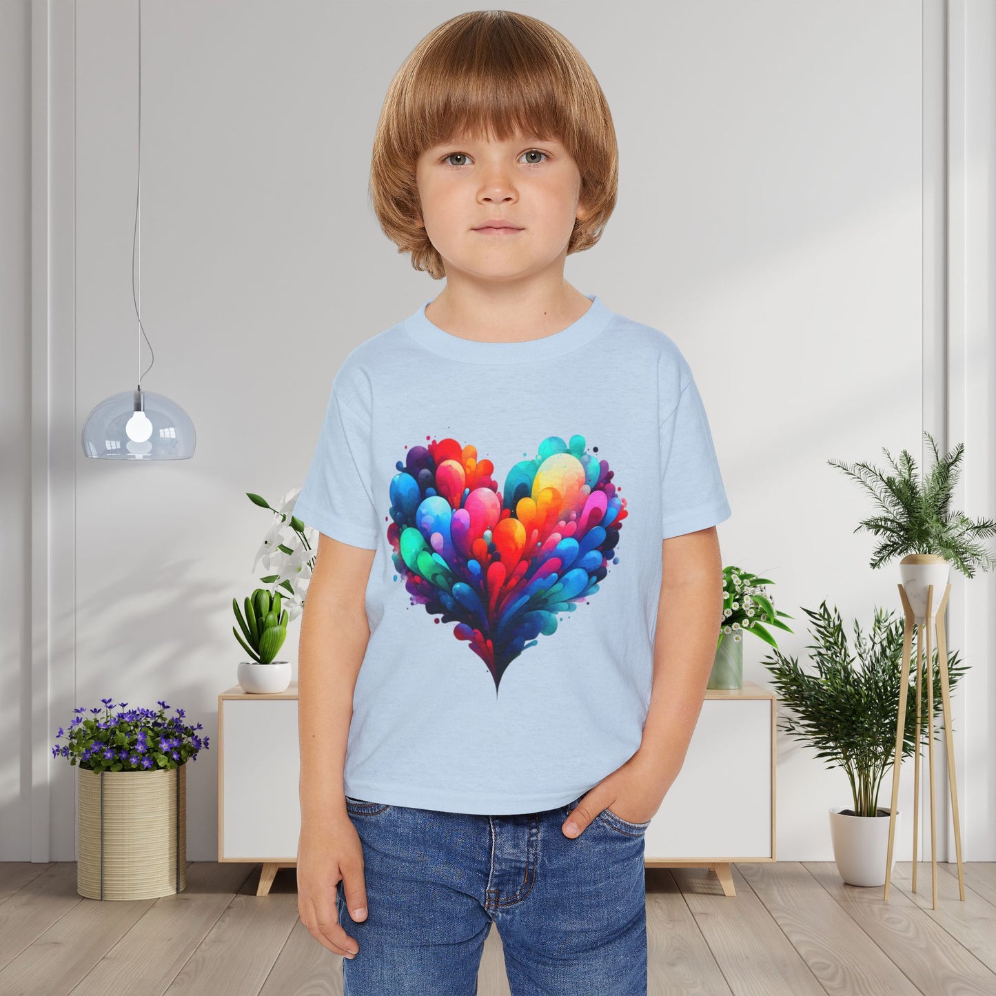 All the Feels Heart Heavy Cotton™ Toddler T-shirt
