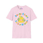 Bunny Kisses Easter Wishes Adult T-shirt