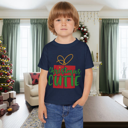 Christmas Cutie Heavy Cotton™ Toddler T-shirt