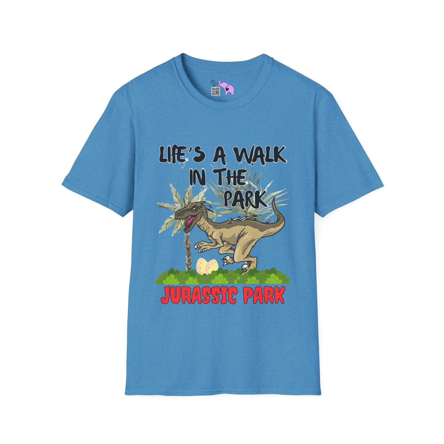 Life's Like A Walk In The Park... Jurassic Park Adult T-shirt