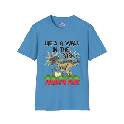 Life's Like A Walk In The Park... Jurassic Park Adult T-shirt