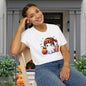 Cute Ghost w/Pumpkins Adult T-shirt