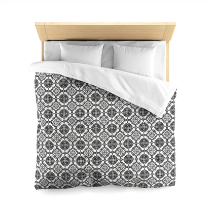 Ornamental Symmetry Microfiber Duvet Cover