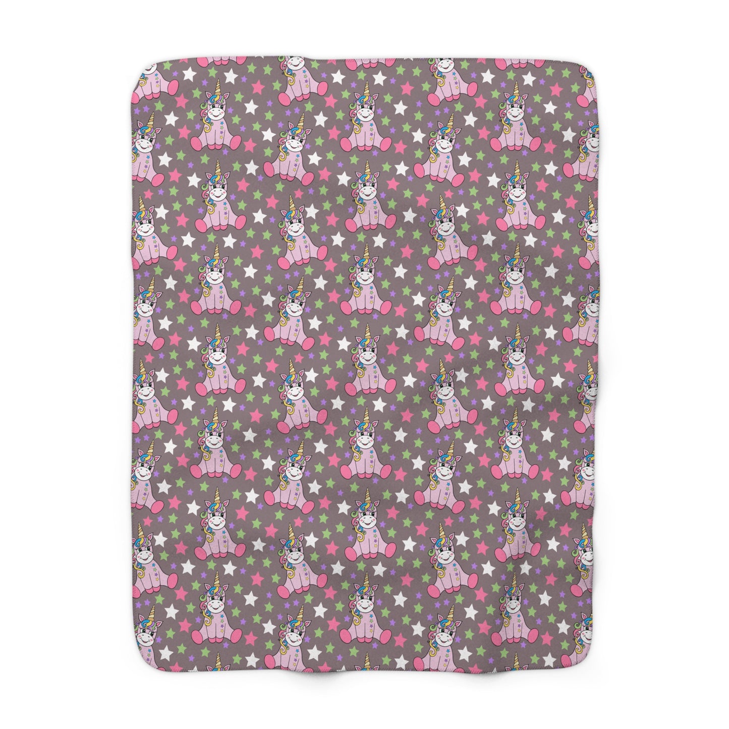 Stardust Unicorn Dreams Sherpa Fleece Blanket