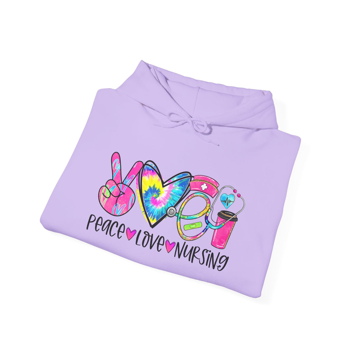 Love Peace Nursing Heavy Blend™ Hoodie