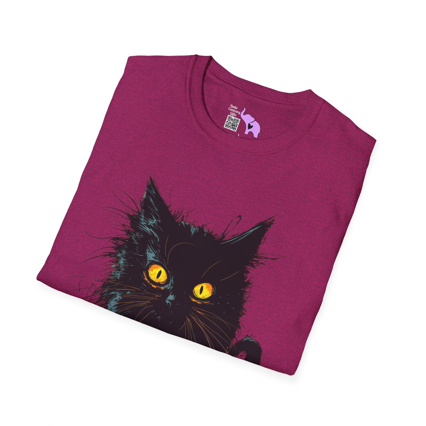 Black Kitten Adult T-shirt