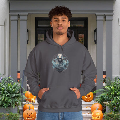 Creepy Ghost 12 Heavy Blend™ Hooded Sweatshirt