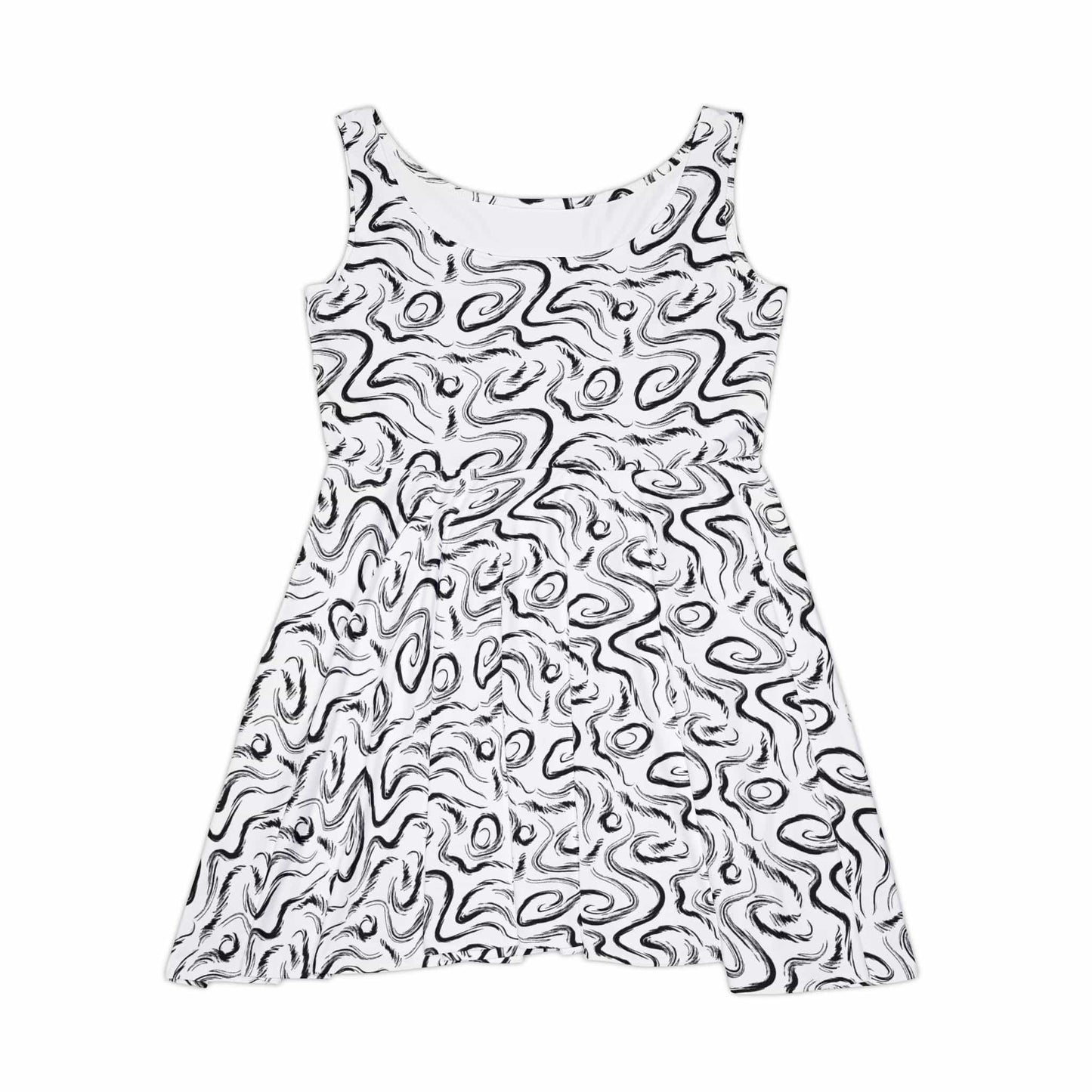 Grunge Scribbles Women's Skater Dress