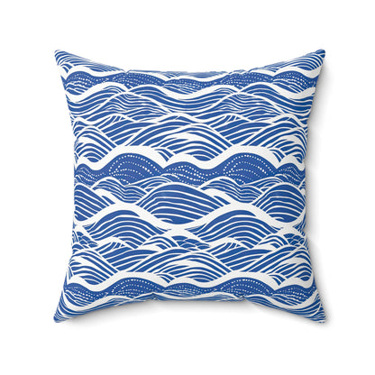 Ethereal Tides Throw Pillow