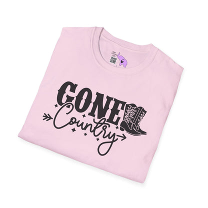 Gone Country Adult T-shirt
