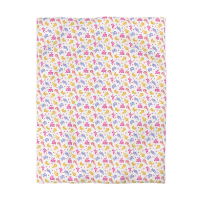 Axolotl Whimsy Microfiber Duvet Cover