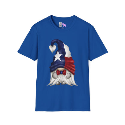 Texas Bowtie Gnome Adult T-shirt