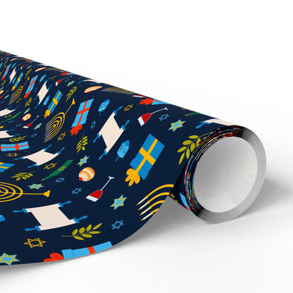Shine & Celebrate Hanukkah Wrapping Paper