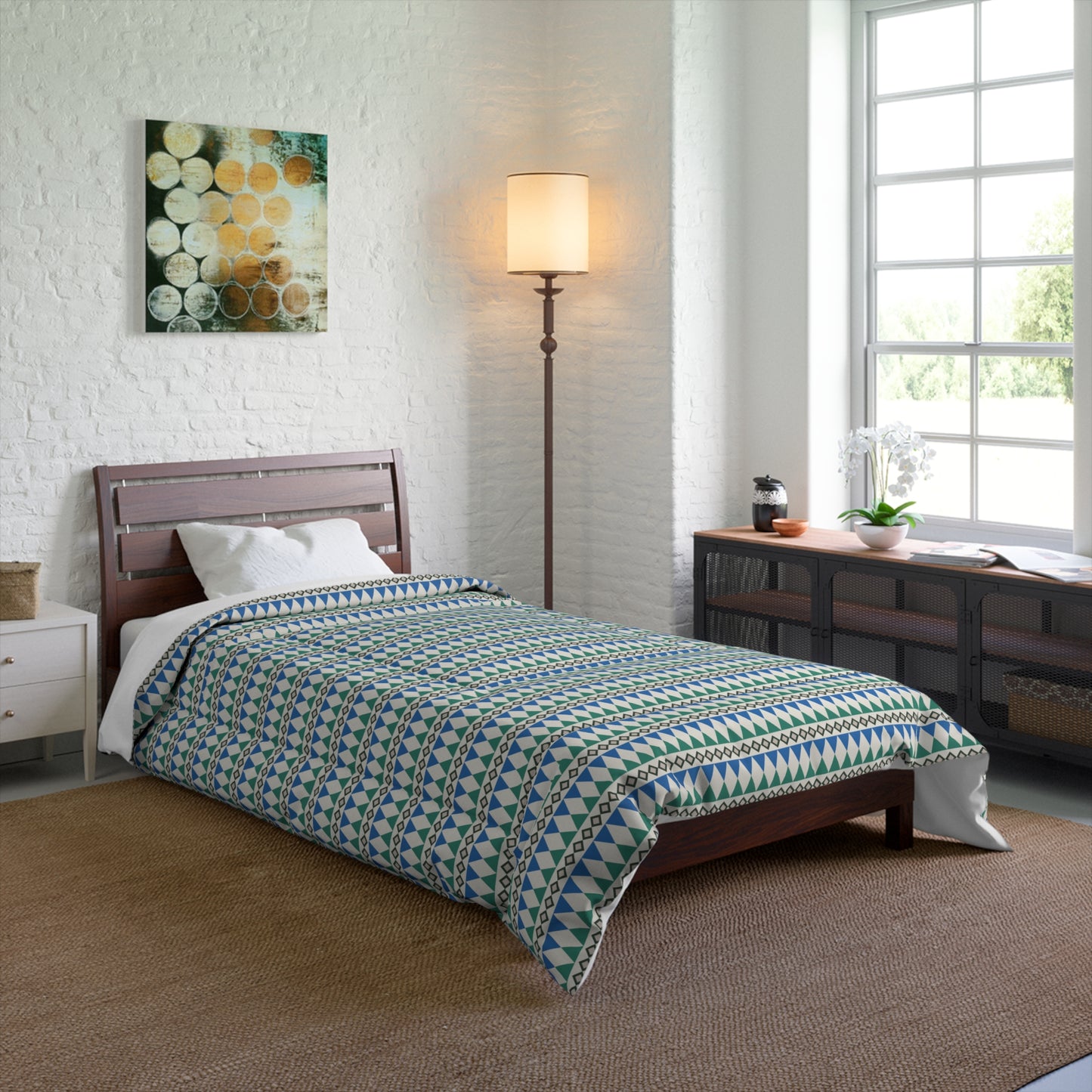 Regal Evergreen Cairn Stripes Comforter