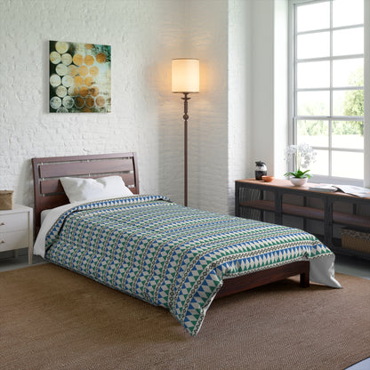 Regal Evergreen Cairn Stripes Comforter