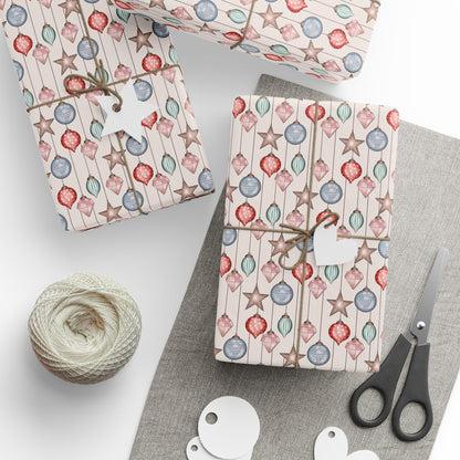 Christmas Baubles Wrapping Paper