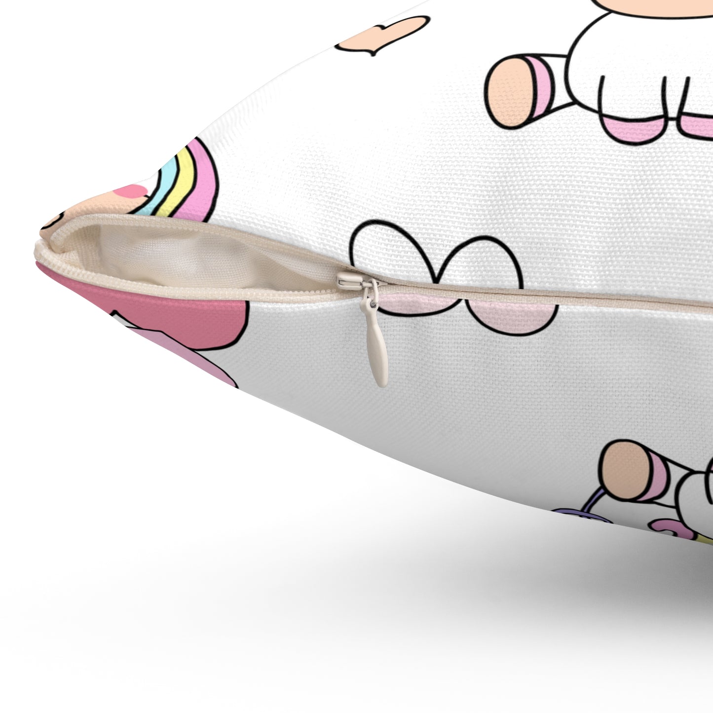 Unicorns of Love Throw Pillow