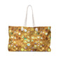 Golden Prism Grid Weekender Bag