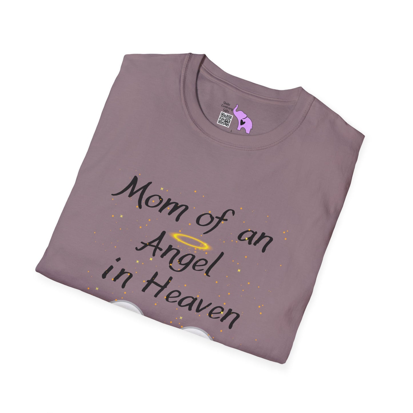 Mom of an Angel in Heaven Adult T-shirt