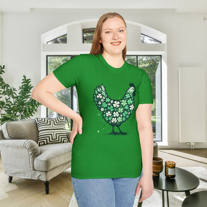 Lucky Chicken Adult T-shirt