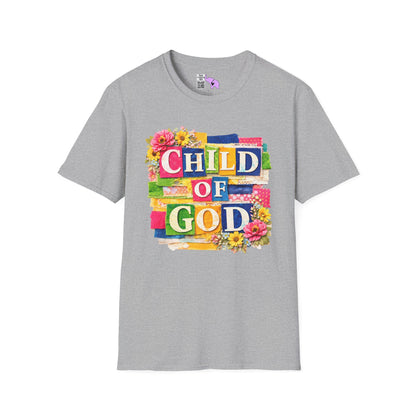 Child of God (Lace Collage) Adult T-shirt