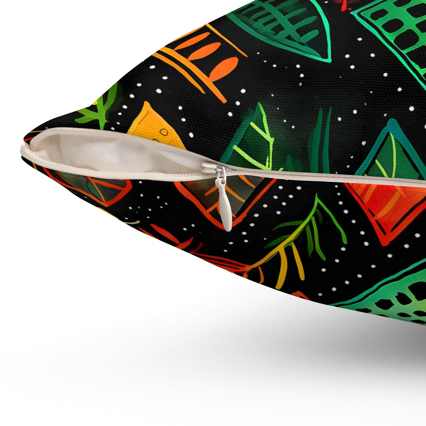 Kujichagulia Waves Throw Pillow