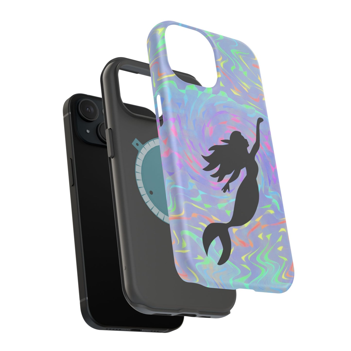 Mermaid Silhouette MagSafe® Compatible Tough Case for iPhone