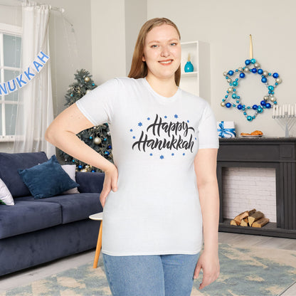 Happy Hanukkah 3 Adult T-shirt