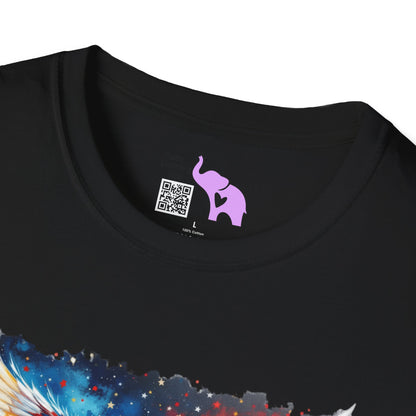 American Bald Eagle in Flight Adult T-shirt