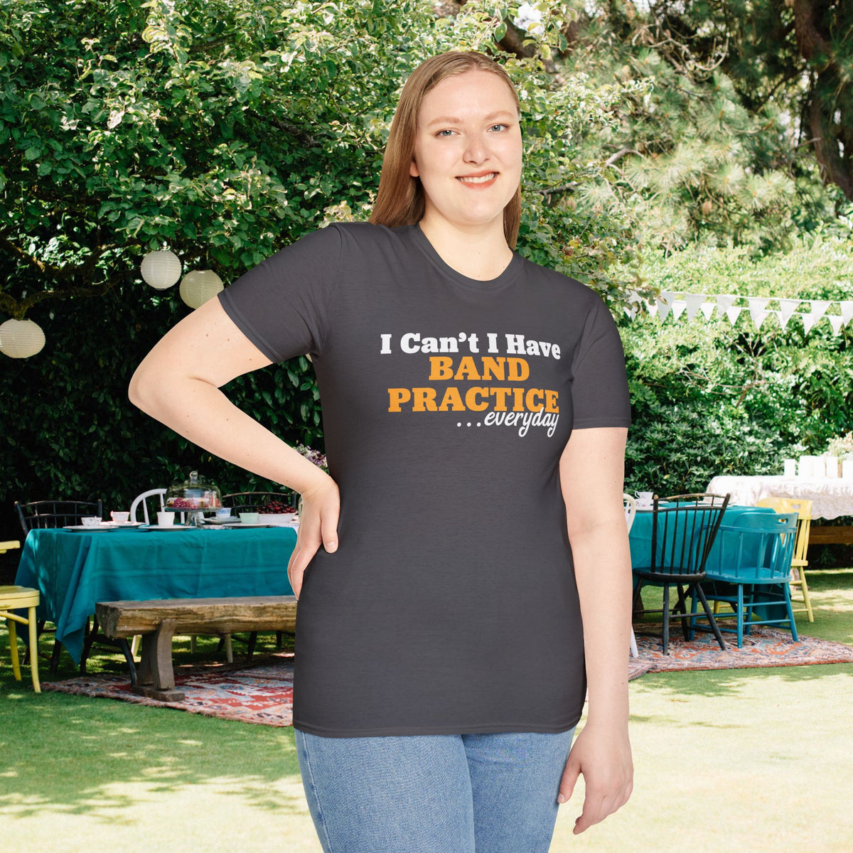 I Can't I Have Band Practice Everyday Adult T-shirt