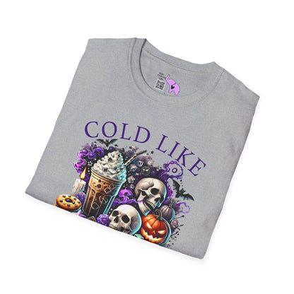 Cold Like My Soul Coffee Club Adult T-shirt