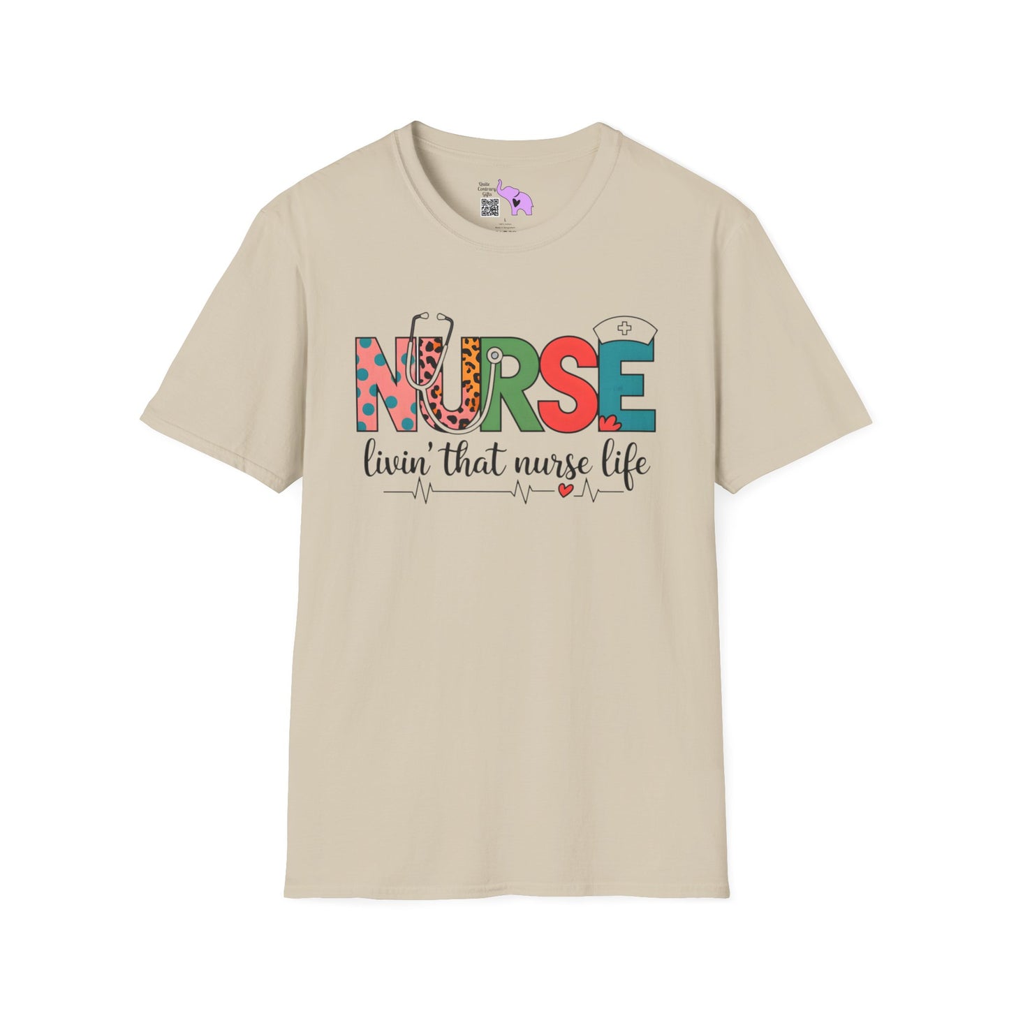 Nurse Livin' That Nurse Life Adult T-shirt
