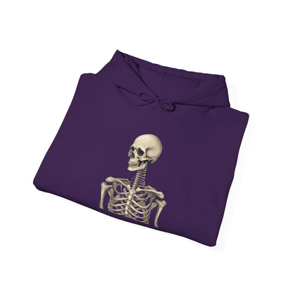 Skeleton Person Heavy Blend™ Hooded Sweatshirt